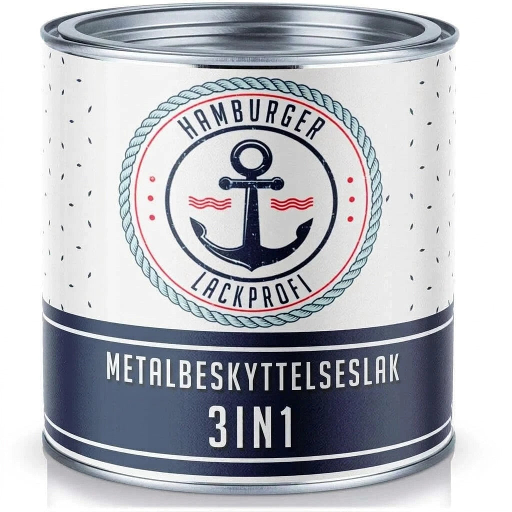Farba do metalu 3 w 1 Zieleń patynowa RAL 6000 - Antykorozyjna - Hamburger Lack-Profi