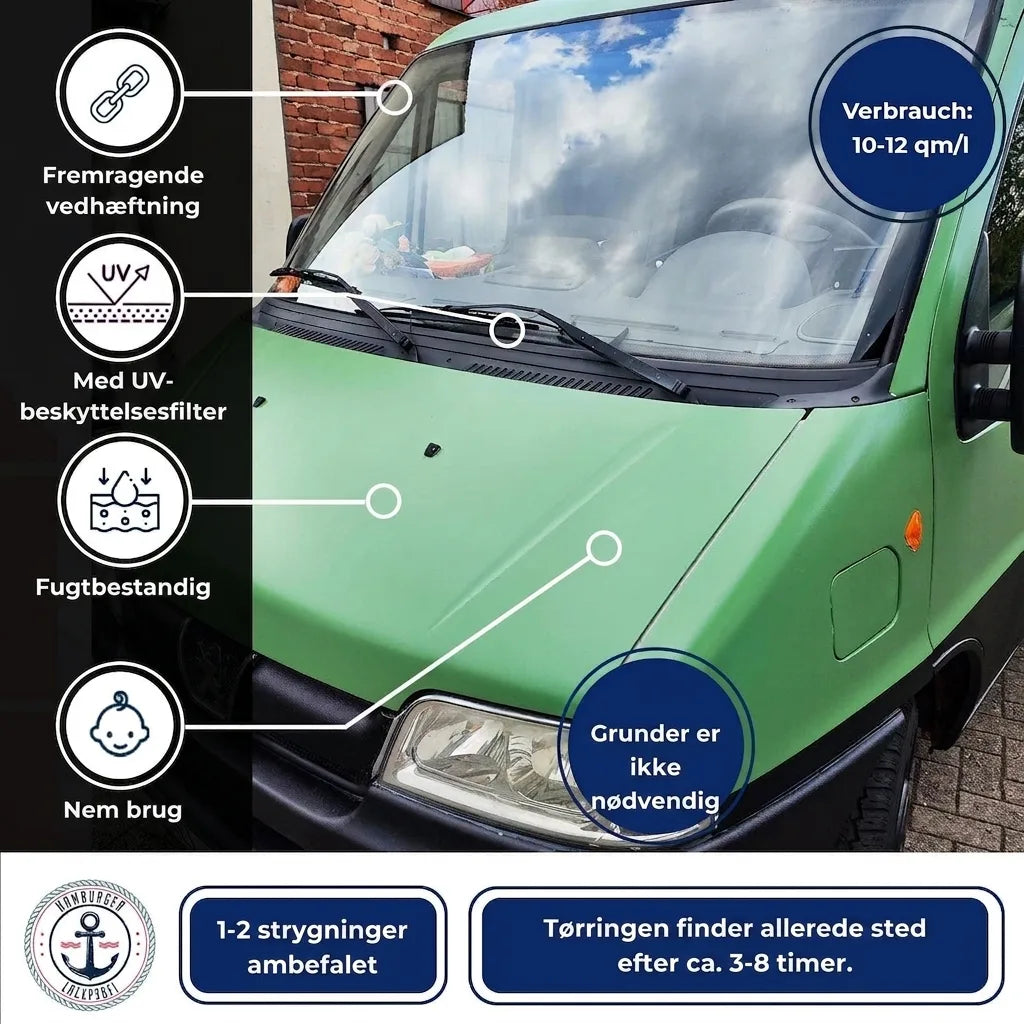 Lakier samochodowy 2K Żółtopomarańczowy RAL 2000 - wysokie krycie i ochrona przed rdzą - Hamburger Lack-Profi