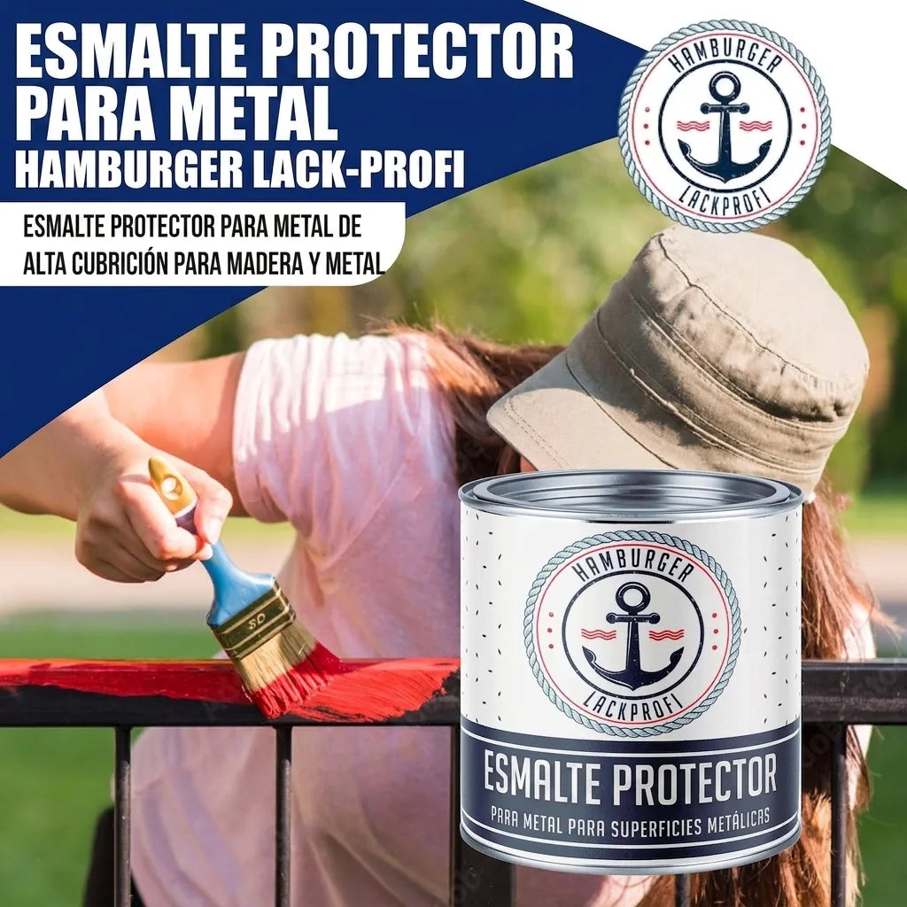 Farba do metalu Zieleń rezedowa RAL 6011 - odporna na ścieranie i uderzenia - Hamburger Lack-Profi