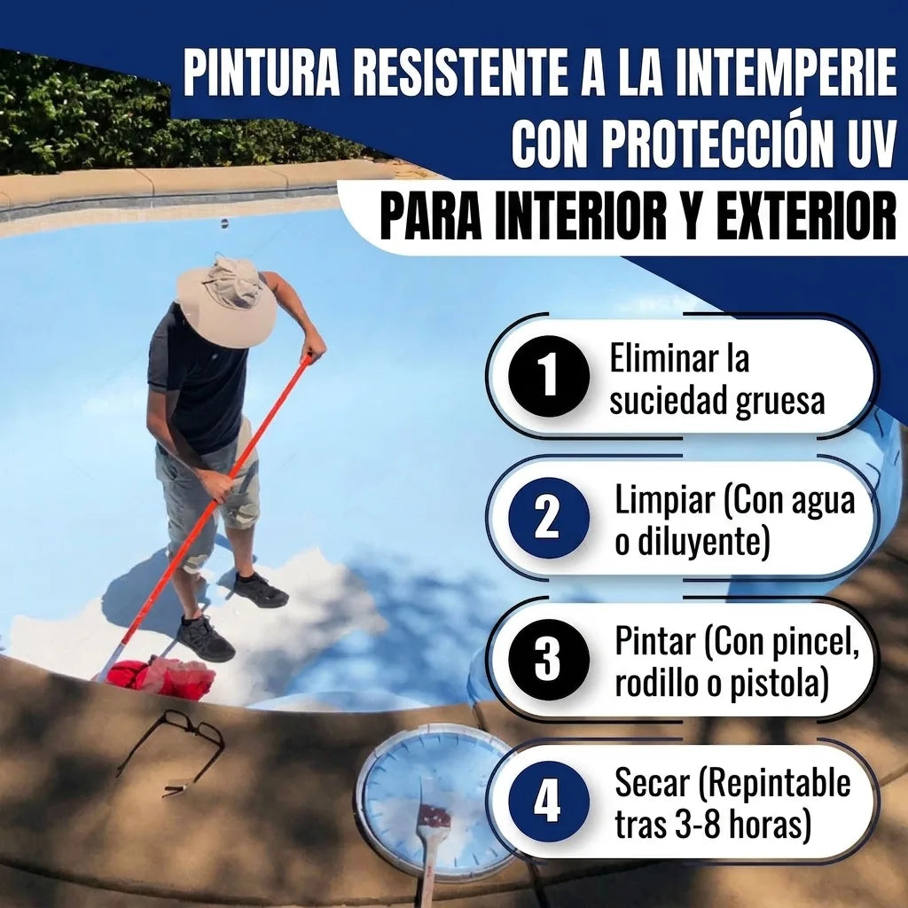 Farba do basenu Brąz sarni RAL 8007 - wysoce kryjąca farba basenowa Hamburger Lack-Profi