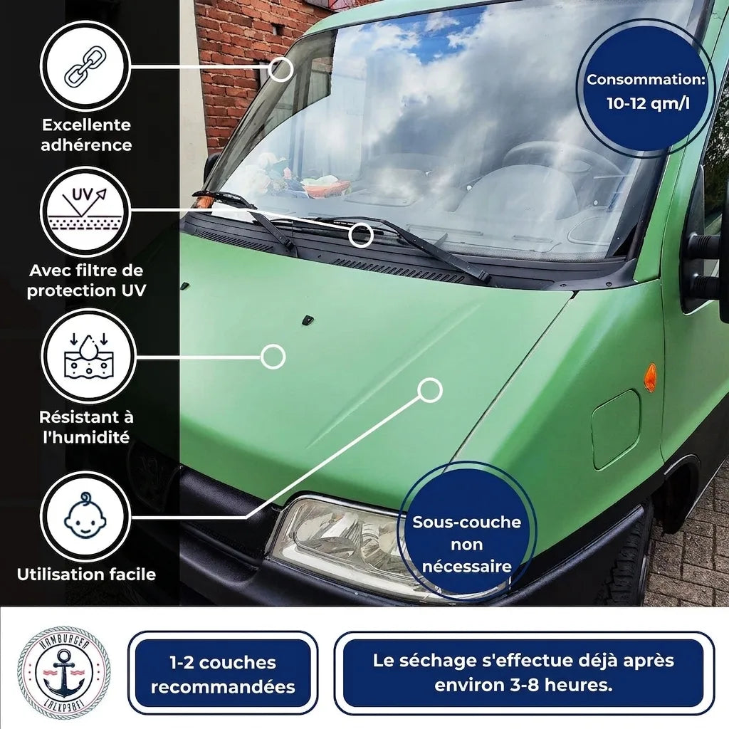 Hamburger Lack-Profi 2K Autolack - hochdeckend & rostschützend - Hamburger Lack-Profi