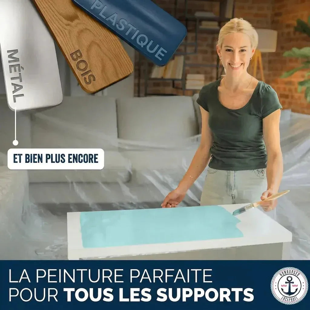 Hamburger Lack-Profi Möbelfarbe ohne Schleifen RAL 8022 Schwarzbraun - Möbellack Hamburger Lack-Profi
