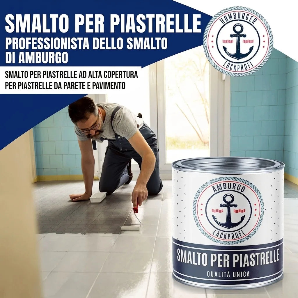 Farba do płytek Błękit nieba RAL 5015 z zestawem malarskim (X300) - Hamburger Lack-Profi, Zdjęcie 30