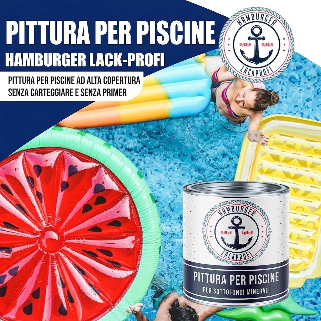 Farba do basenu Aluminium białe RAL 9006 - wysoce kryjąca farba basenowa Hamburger Lack-Profi, Zdjęcie 16
