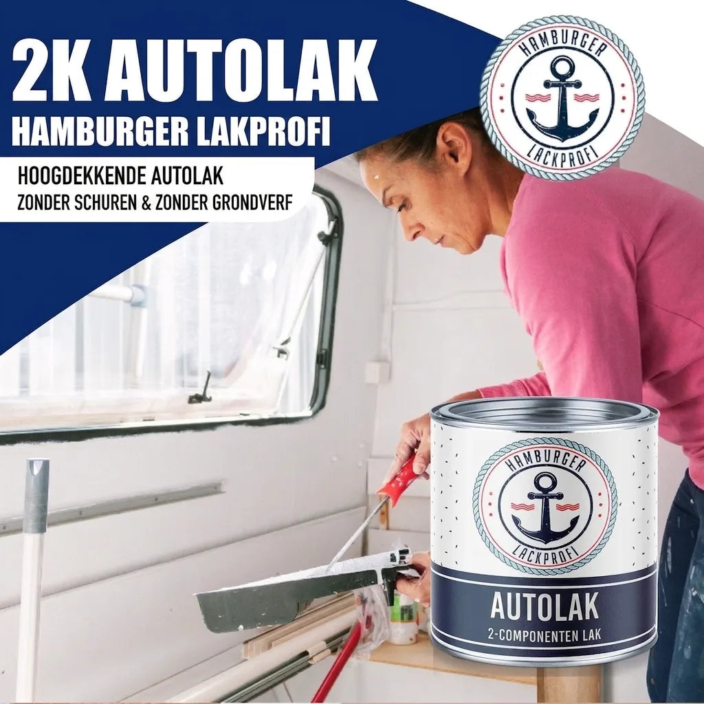 Lakier samochodowy 2K Czerwień brązowa RAL 3011 - wysokie krycie i ochrona przed rdzą - Hamburger Lack-Profi