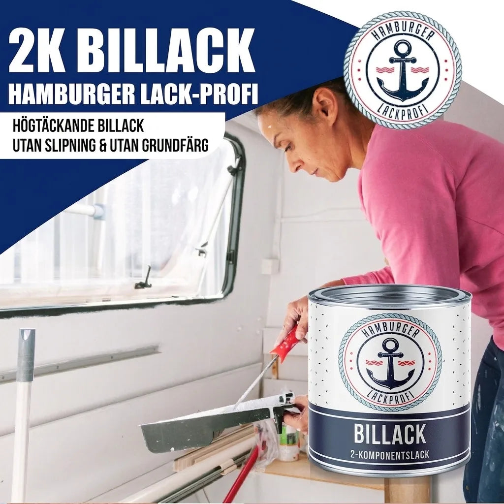 Lakier samochodowy 2K Beżowy RAL 1001 z zestawem malarskim (X500) - Hamburger Lack-Profi