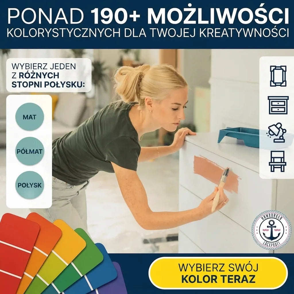 Möbelfarbe ohne Schleifen RAL 1015 Hellelfenbein - Möbellack Hamburger Lack-Profi - Hamburger Lack-Profi