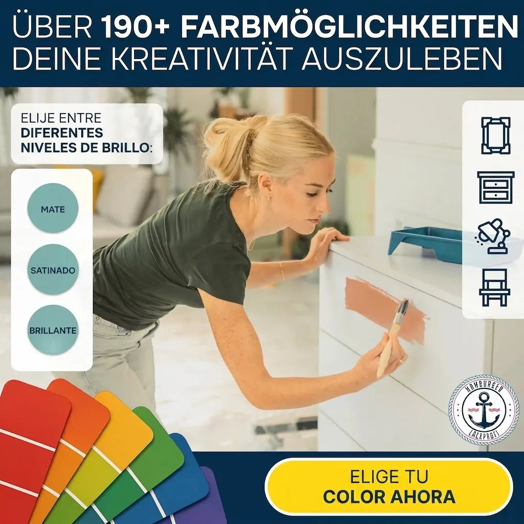 Möbelfarbe ohne Schleifen - Möbellack Hamburger Lack-Profi - Hamburger Lack-Profi
