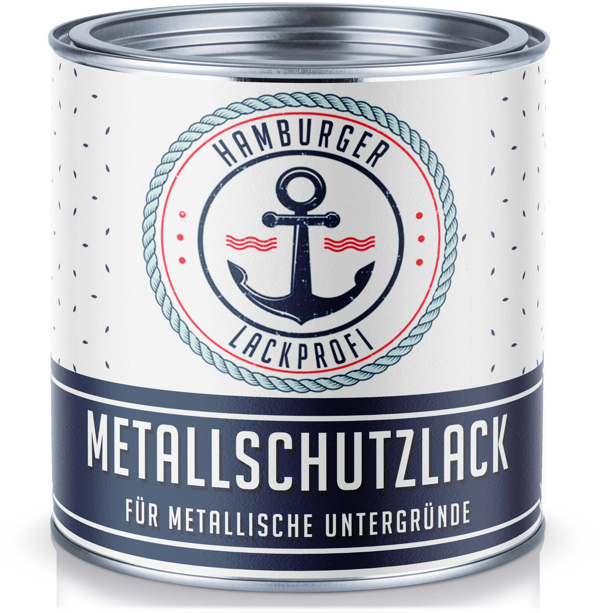 Lakier ochronny do metalu z zestawem malarskim (X500) - Hamburger Lack-Profi