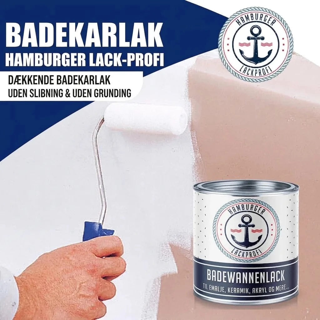 Hamburger Lack-Profi Badewannenlack Hamburger Lack-Profi 2K Badewannenlack Verkehrsblau RAL 5017 - Glänzend / Seidenmatt / Matt