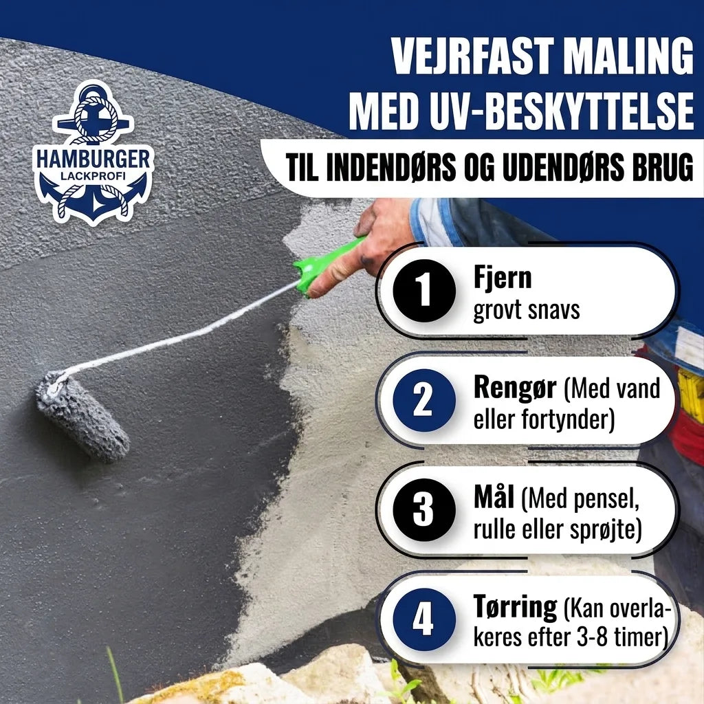 Hamburger Lack-Profi Betonfarbe Tieforange RAL 2011 - hochdeckende Fassadenfarbe - Hamburger Lack-Profi