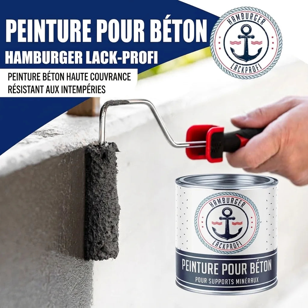 Farba do betonu Brąz szary RAL 8019 - wysokokryjąca farba elewacyjna Hamburger Lack-Profi, Zdjęcie 15