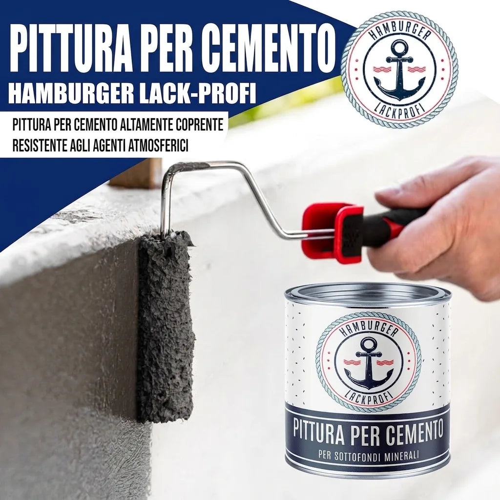 Farba do betonu Niebieski ultramarynowy RAL 5002 z zestawem malarskim (X300) - Hamburger Lack-Profi, Zdjęcie 26