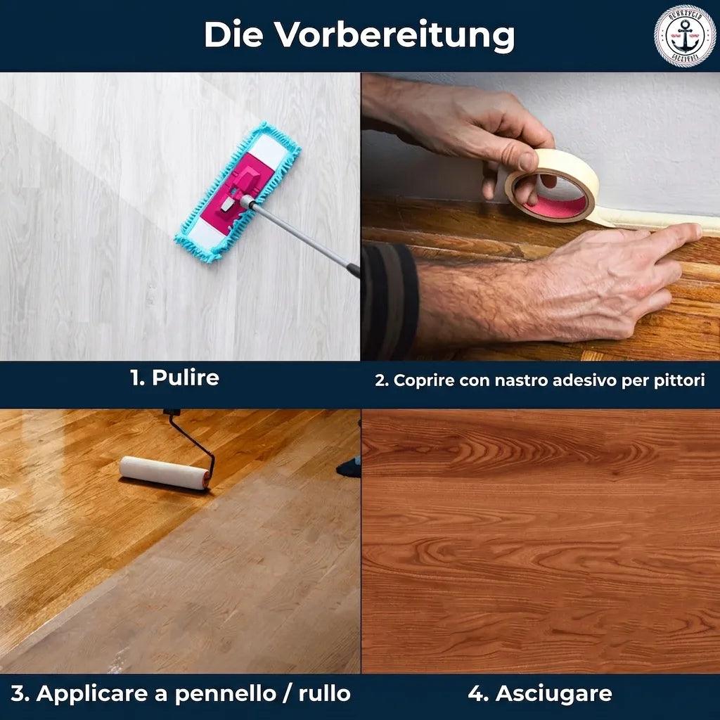 Hamburger Lack-Profi Parkettlack - für Innen- und Außenbereich - Hamburger Lack-Profi