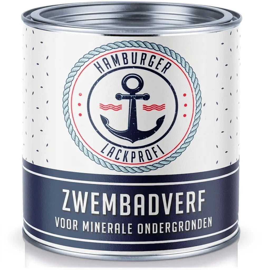 Farba do basenu Niebieski ultramarynowy RAL 5002 - wysoce kryjąca farba basenowa Hamburger Lack-Profi