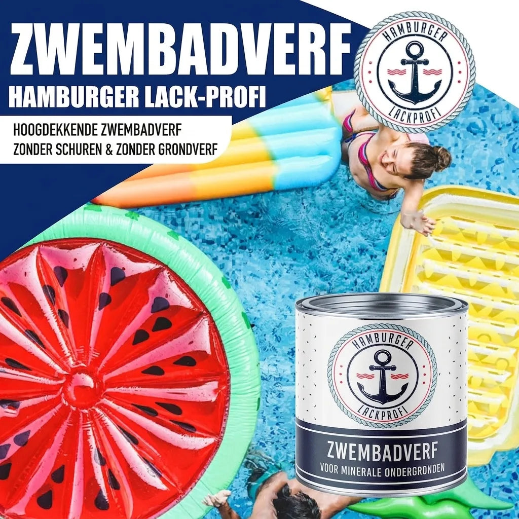 Farba do basenu Żółty narcyzowy RAL 1007 - wysoce kryjąca farba basenowa Hamburger Lack-Profi