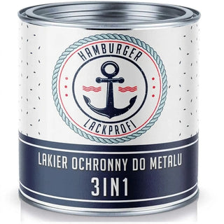 Farba do metalu 3 w 1 Szary wiewiórkowy RAL 7000 - Antykorozyjna - Hamburger Lack-Profi