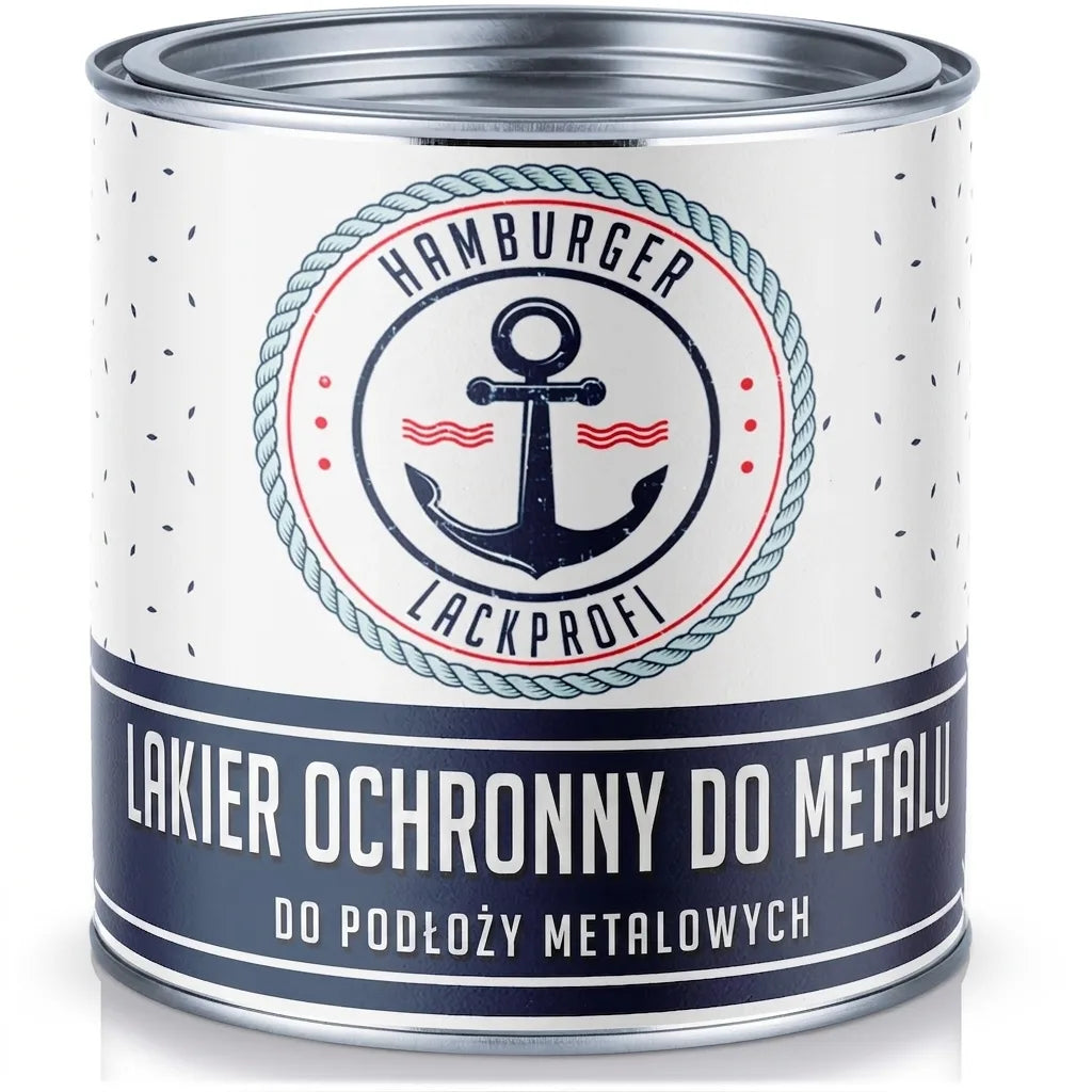 Lakier ochronny do metalu Zieleń niebieskawa RAL 6004 z zestawem malarskim (X300) - Hamburger Lack-Profi, Zdjęcie 16