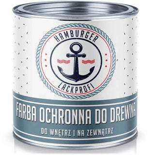 Farba poliuretanowa do drewna RAL 9011 Czerń grafitowa - Farba ochronna na warunki atmosferyczne - Hamburger Lack-Profi