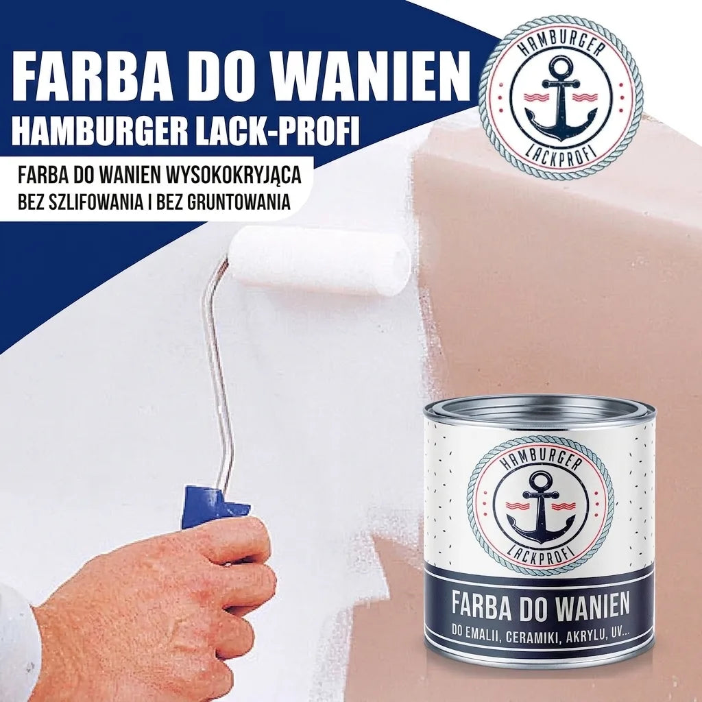 2K Farba do wanny Zieleń butelkowa RAL 6007 - Połysk / Półmat / Mat - Hamburger Lack-Profi