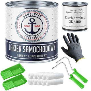 Lakier samochodowy 2K z zestawem malarskim (X300) - Hamburger Lack-Profi