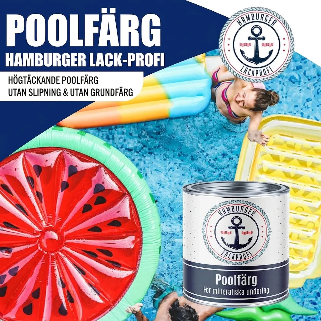 Farba do basenu Czerwień sygnałowa RAL 3001 - wysoce kryjąca farba basenowa Hamburger Lack-Profi, Zdjęcie 20