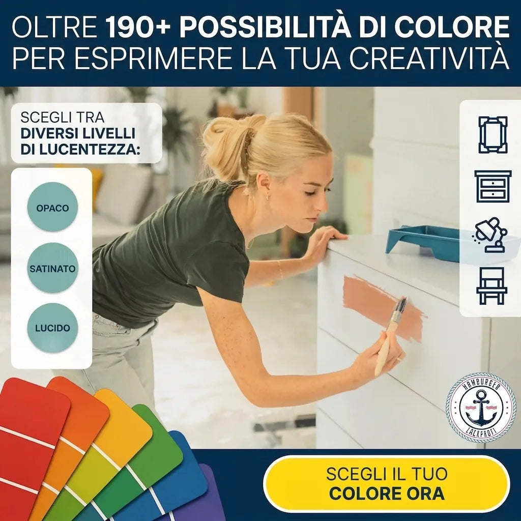 Möbelfarbe ohne Schleifen RAL 5002 Ultramarinblau - Möbellack Hamburger Lack-Profi - Hamburger Lack-Profi