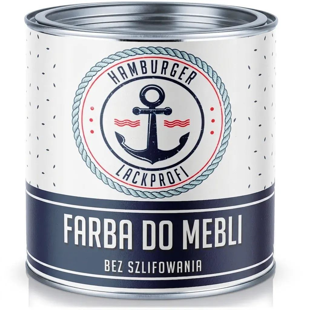 Hamburger Lack-Profi Möbelfarbe ohne Schleifen RAL 9011 Graphitschwarz - Möbellack Hamburger Lack-Profi